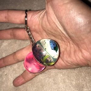 Custom epoxy resin mini mushroom 🍄 keychain New